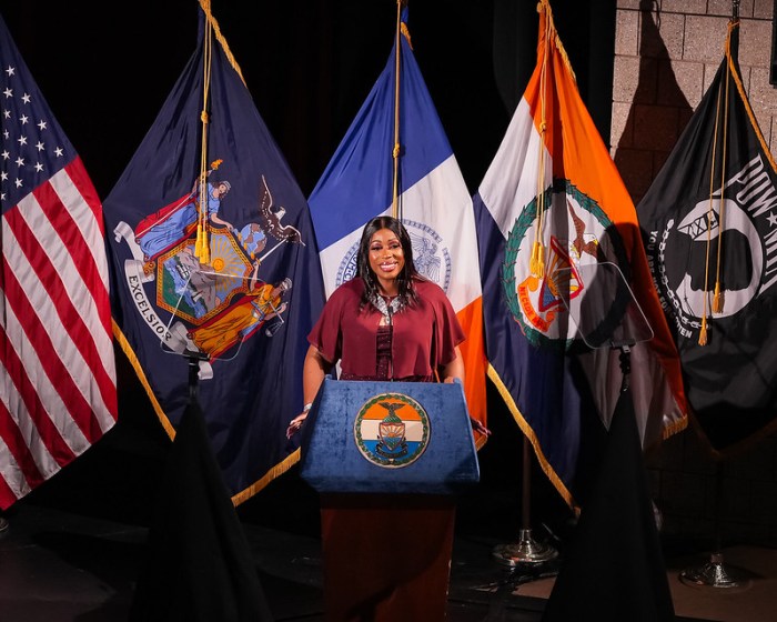 Borough President Vanessa L. Gibson delivered the 2025 State of the Borough Address Thursday at Lehman College.