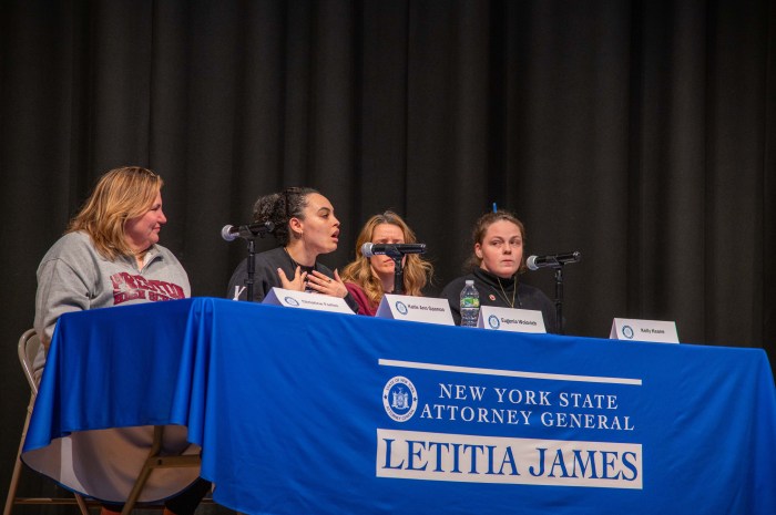 History instructor Katie Ann Gannon said that she was devastated to learn that Preston High School would close at the end of the year and described consoling her students as they cried about losing friends, opportunities and experiences that were unique to their all-girls Catholic School.