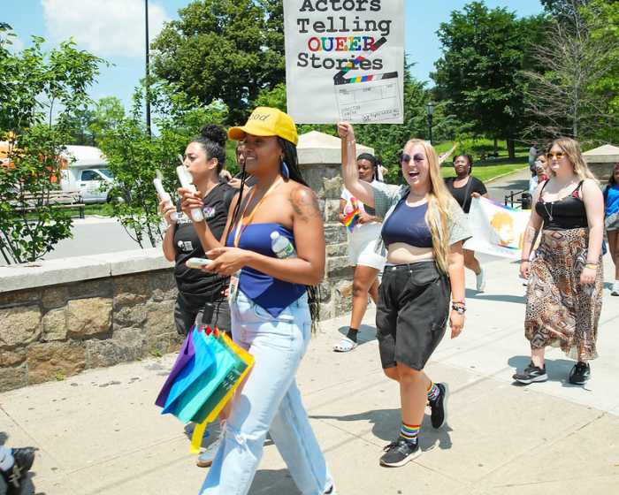 LGBTQ+ Bronxites and allies marched from Borough Hall to the Bronx Pride Festival to show that 'Our Existence is Resistance" on Saturday June, 21.