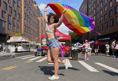 Chloe Mar Ramirez joined friends for the Bronx Pride Festival Saturday June, 21 in the South Bronx to dance and celebrate Queer visibility and resistance.