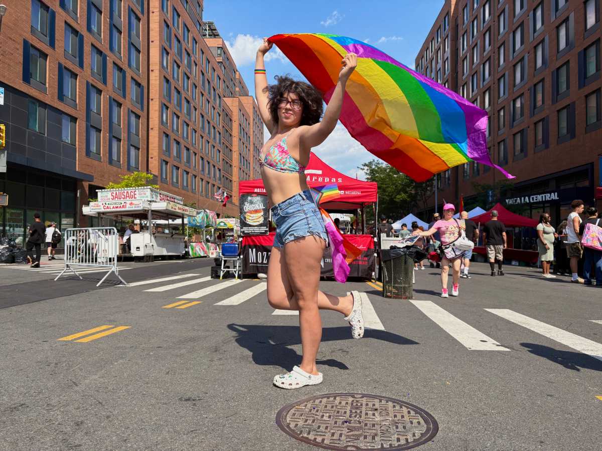 Chloe Mar Ramirez joined friends for the Bronx Pride Festival Saturday June, 21 in the South Bronx to dance and celebrate Queer visibility and resistance.