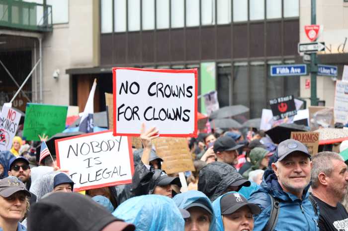No King protest