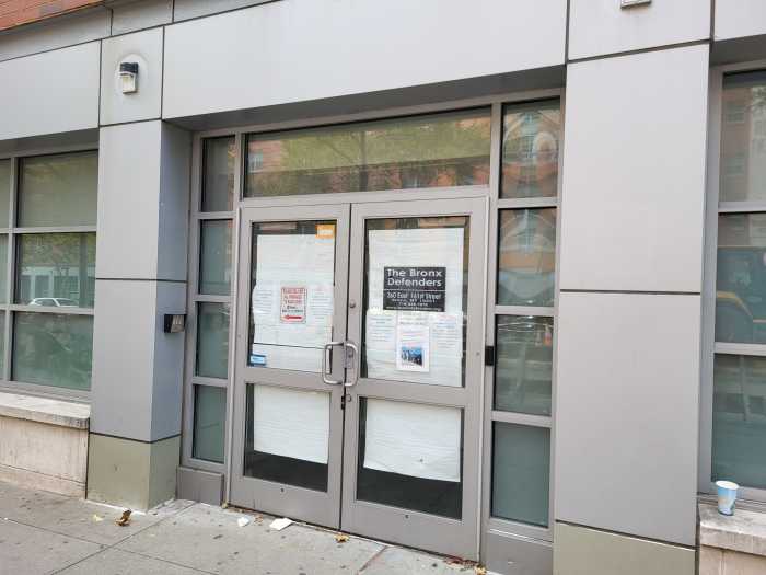 The Bronx Defenders' office at East 161st Street and Elton Ave.