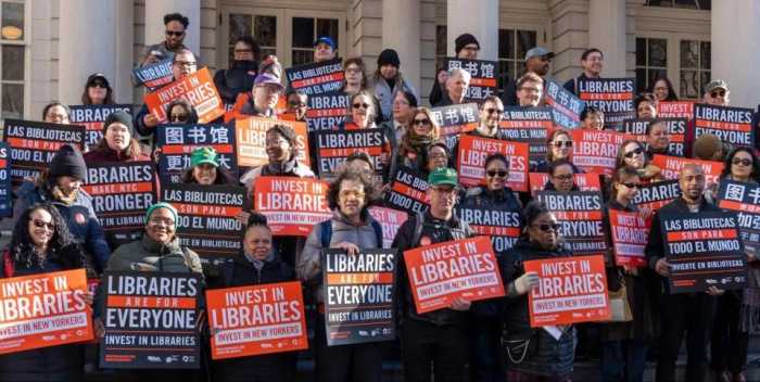 The City Council celebrated adding service to an additional 11 branches of public libraries across the city, including the Mott Haven, Kingsbridge and Baychester branches in the Bronx.