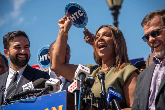 Mamdani received support, not just from Bronx Dems, Tuesday, but also from city and state-wide representatives like Public Advocate Jumaane Williams and State Attorney General Letitia James.