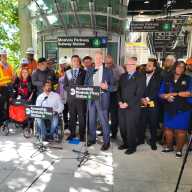 MTA officials cut ribbon on new Bronx accessible subway station