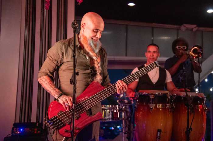 Danny Rojo played guitar and sang with the band that he leads, The Danny Rojo Band, at Zona De Cuba for six years.