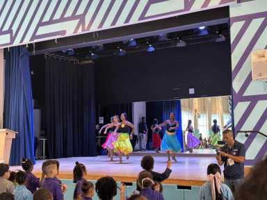 Zeta Charter Schools and Ballet Hispánico hosted a performance and immersive dance event Monday at Zeta South Bronx Lower Elementary School to celebrate Hispanic Heritage Month with pre-K through second grade students.
