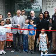 The Kingsbridge community in the Northwest Bronx celebrated on Sunday the grand opening of the Kingsbridge Library's Sunday hours with a ribbon cutting ceremony.
