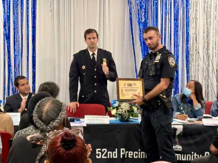 Police Officer Klorentin Nokaj was named August's police officer of the month for his performance responding to the horrific assault that killed Angel Mendoza, which led to the arrest of four people and another nearby incident which removed a firearm from the streets.