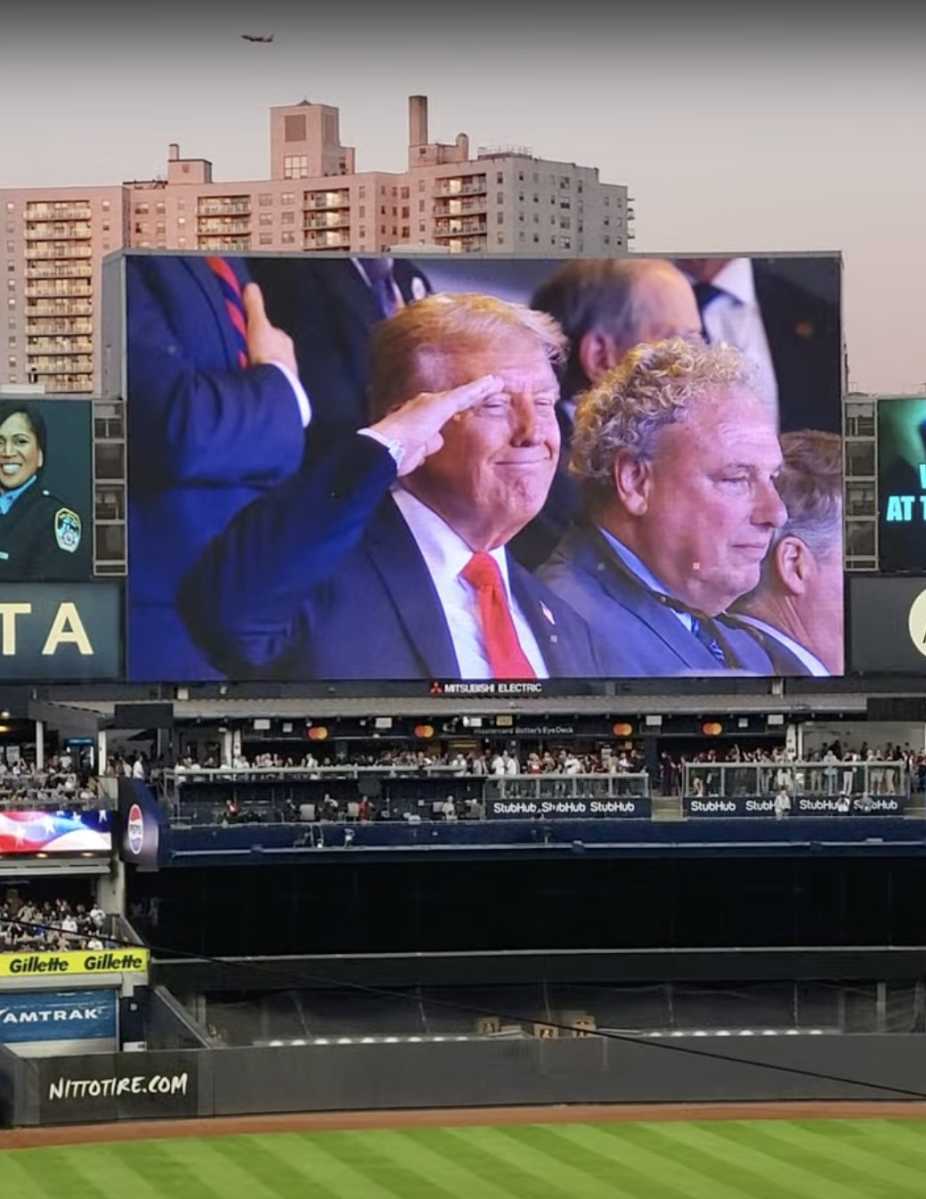 President Trump visits Yankee Stadium for 9/11 anniversary game - Bronx Times