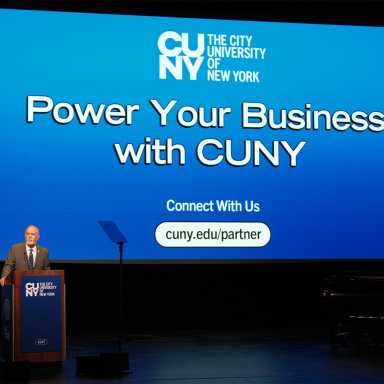 City University of New York Chancellor Félix V. Matos Rodríguez gave the State of the City University of New York address at Hostos Community College on Wednesday, highlighting a new careers initiative and celebrating investments in CUNY colleges, including two major projects in the Bronx.