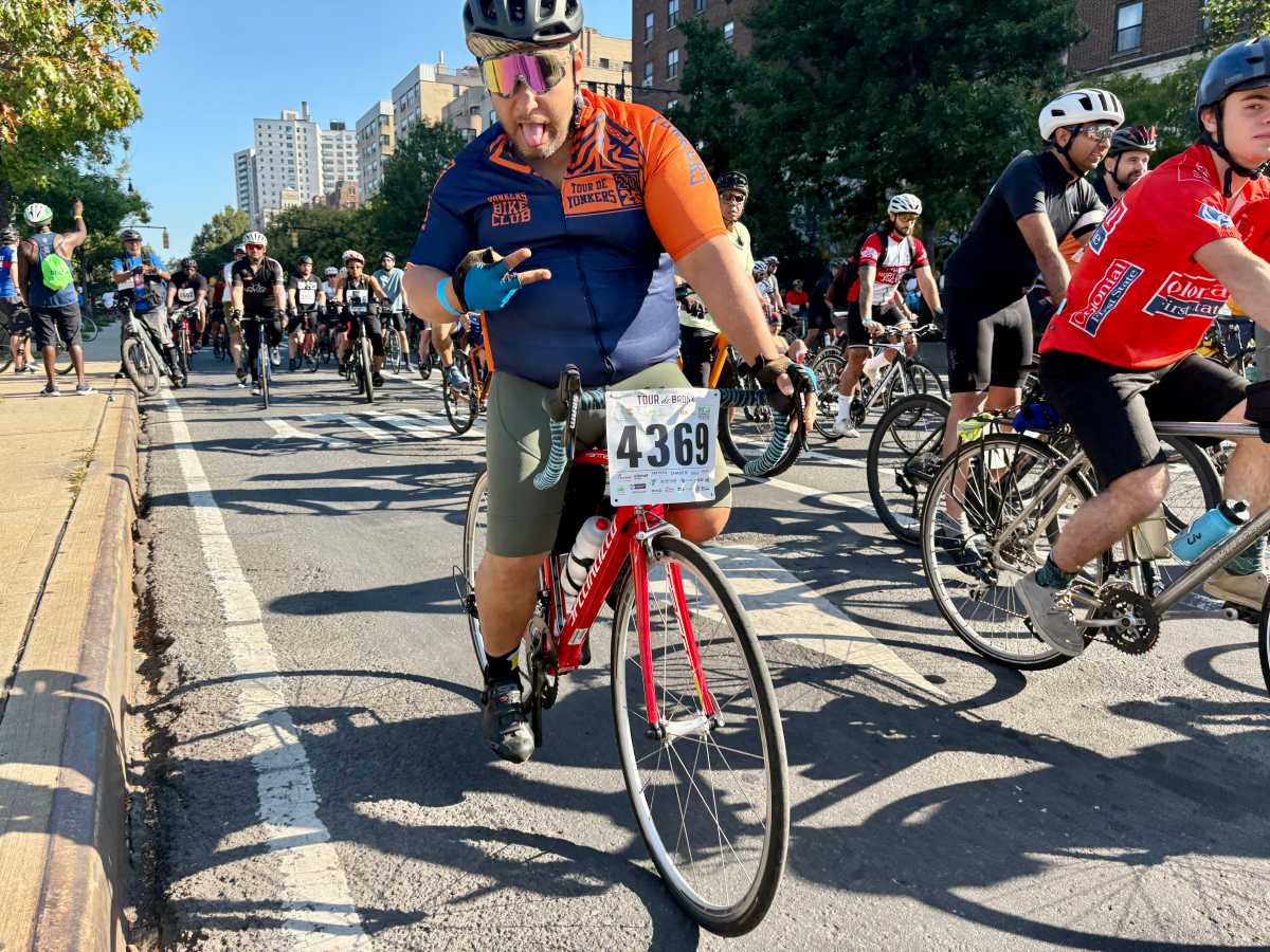Experienced cyclists and newbies alike could Tour De Bronx. The completely free event offered routes for biking 10-, 25- or 40- miles through the Bronx.