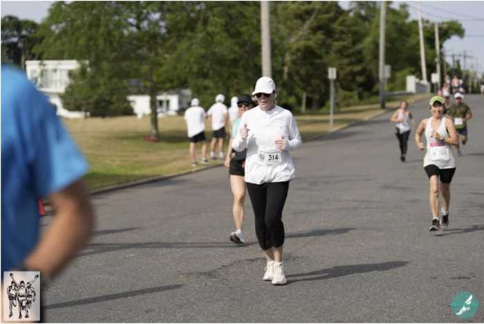 Meredith Casey, who will run in the 2025 TCS NYC Marathon as part of a team of 50 educators selected from across the country, comes from a long line of women who love to hit the pavement. She grew up watching her mother, Pamela Casey (center) and grandmother, Rosemary Ducey as avid runners.
