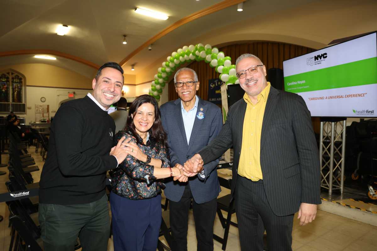 Healthfirst leaders and Senator Jackson Caregivers event Nov 12 2025