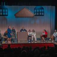 The senior class at Fordham High School for the Arts produced its first-ever, entirely student led production. A courtroom drama called "Reasonable Doubt," which tells the story of Elena Price who is on trial for the murder of her husband, London Price.