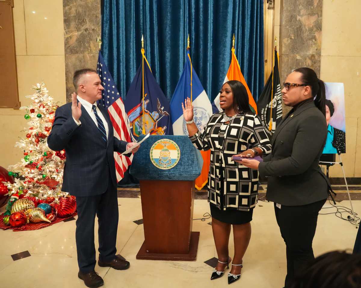 Bronx Borough President Vanessa Gibson sworn in following 2025 election ...