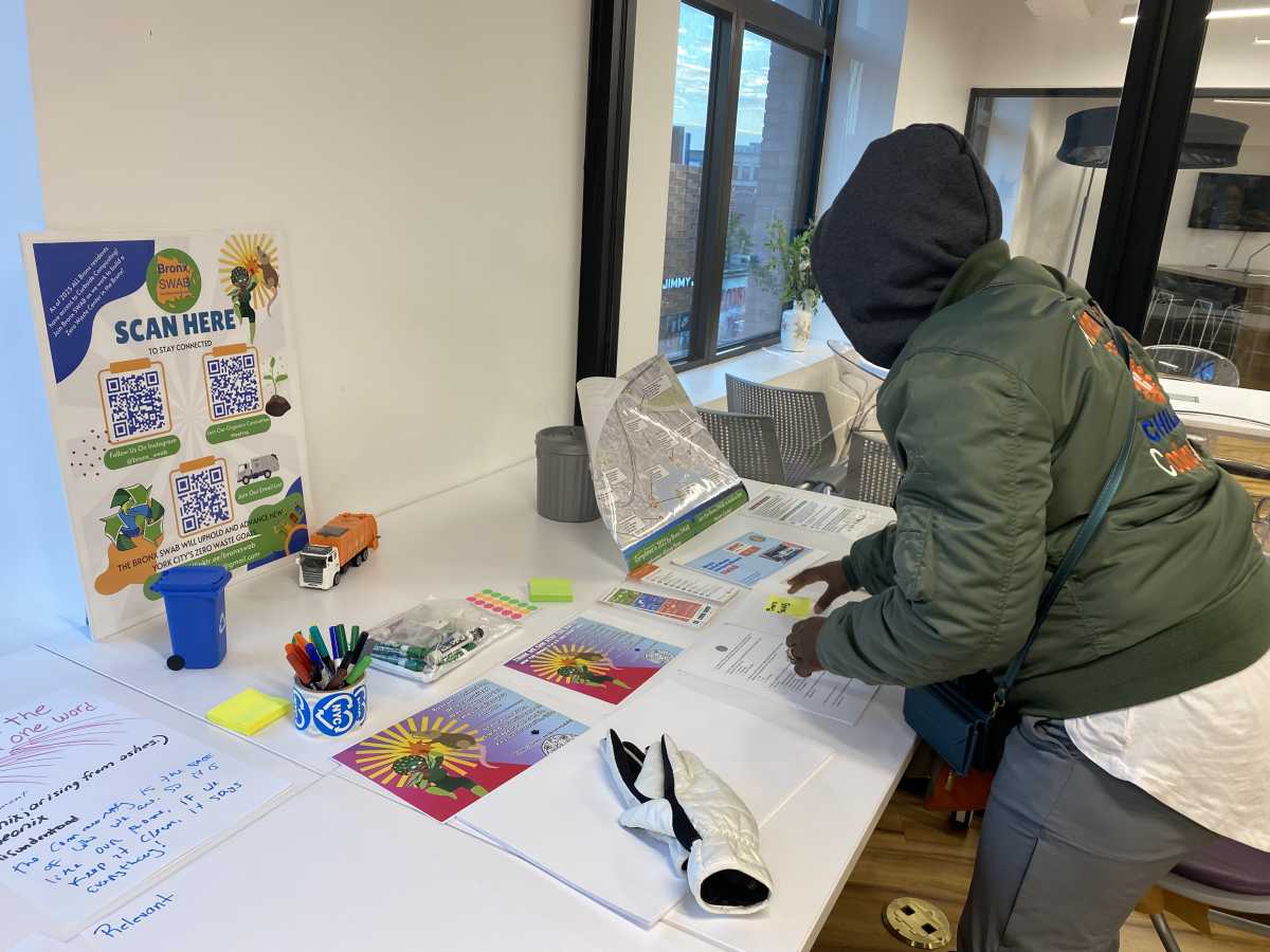 Winston at vision board 2