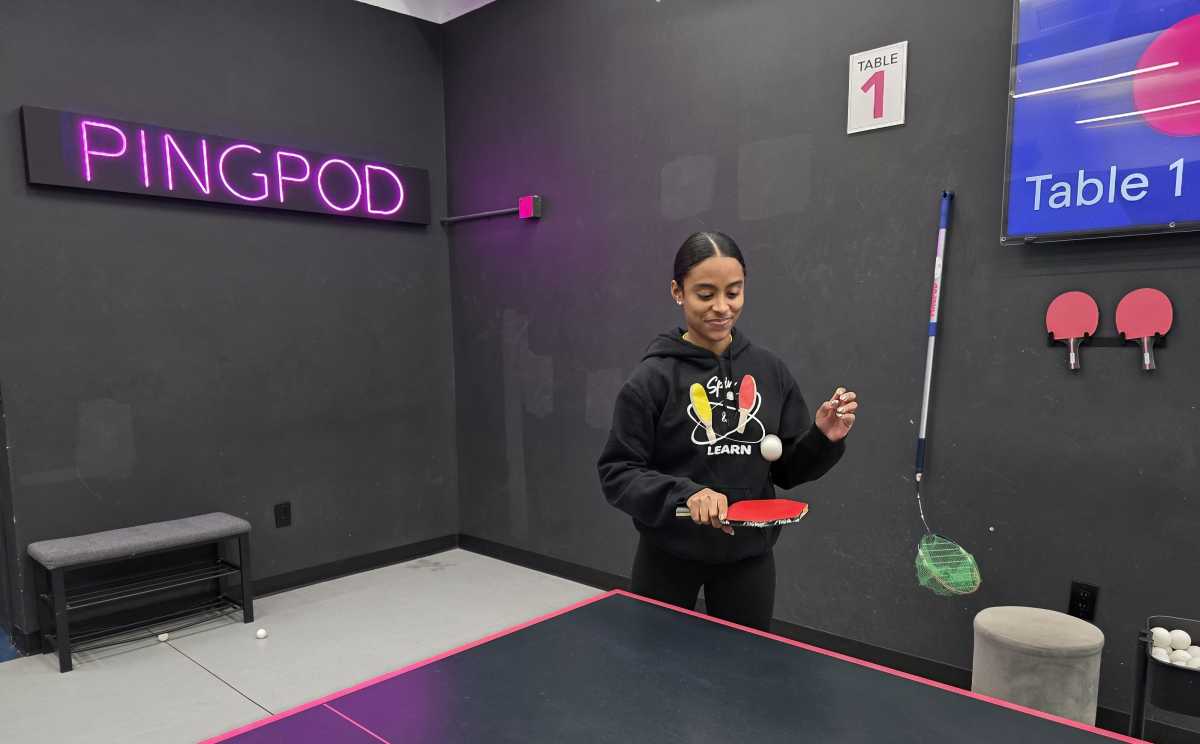 Dominican table tennis star Yasiris Ortiz brings her talents to “Marty Supreme” and NYC schools