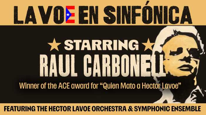 Poster for Lavoe en Sinfónica.
