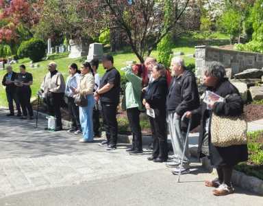Promises Day ceremony at Woodlawn Cemetery in 2025.