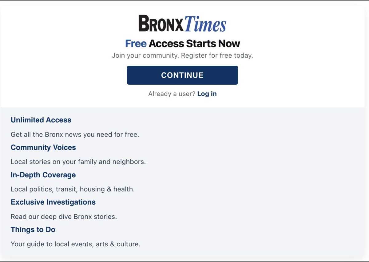BXTimes.com readers will be prompted to create a free account for continued, unlimited access to articles.