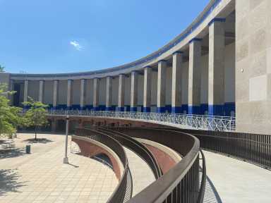 The Orchard Beach Pavilion re-opens this summer after being closed since 2009 for repairs.