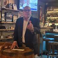 Assemblyman Michael Benedetto thanks his supporters at the Bronx Havana Room, as he secures another term representing Assembly District 82.