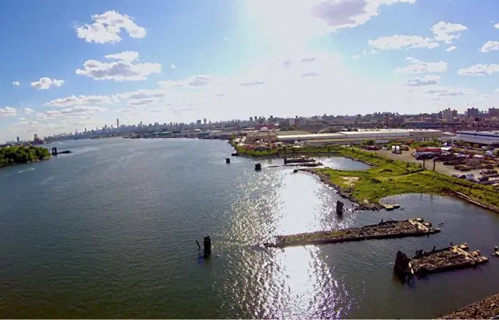 The proposed development would bring two buildings with a combined 537 affordable apartments to the South Bronx waterfront.