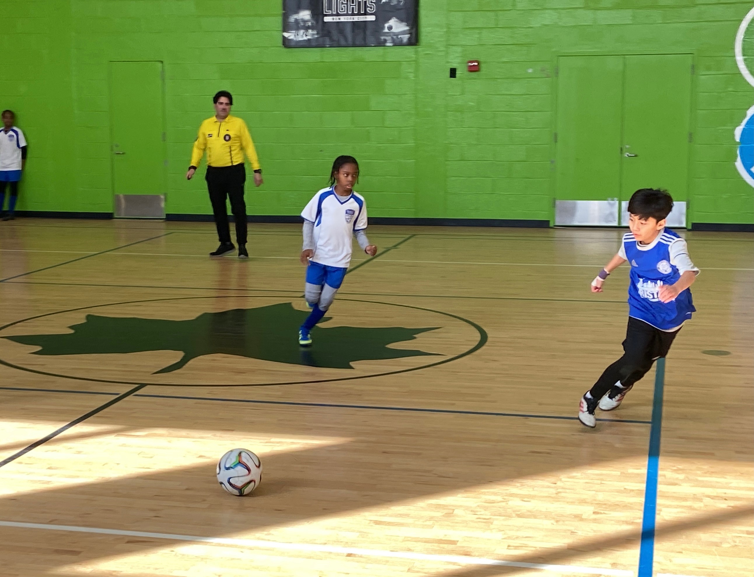 Alejandro Pareja Nazario (pictured right) was one of the 27 player escorts sent by South Bronx United to walk out alongside international soccer players for the World Cup matches at NYNJ Stadium.