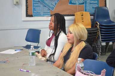 Incoming freshman Mia Rivera prepares for her first year at John Jay College of Criminal Justice through workshops held by the BronxWorks' Center for Achieving Future Education's Summer Bridge program.