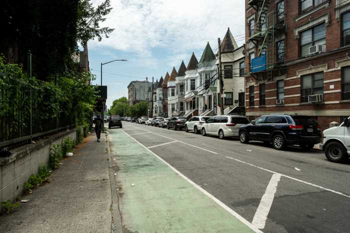 Along Trinity Ave in the Morrisania section of the Bronx, some row houses built in the early 20th century still remain. Few more can be found along Charles Prince Place and Forest Avenue.