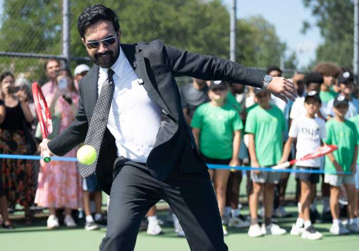Mayor Mamdani announced new tennis courts for Crotona Park.