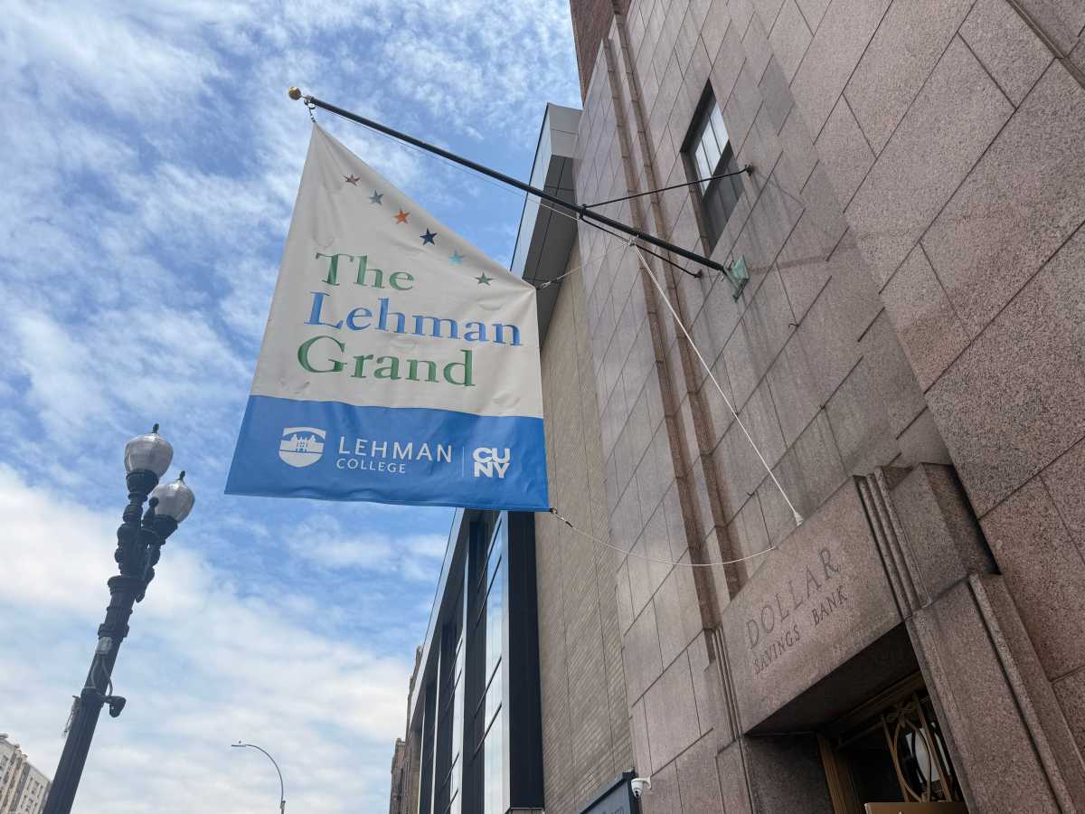 Lehman Grand is located on Grand Concourse, inside the historic Dollar Savings Bank building.
