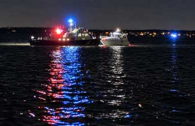 Courtesy of Skyler fire NYPD boat rescue