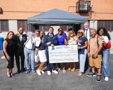 courtesy of Borough President Gibson’s Office hip-hop school funding