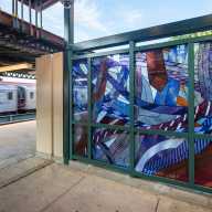 The Gyre/CHAOS (2026) © Corinne Grondahl, NYCT Mosholu Pkwy. Commissioned by MTA Arts & Design.