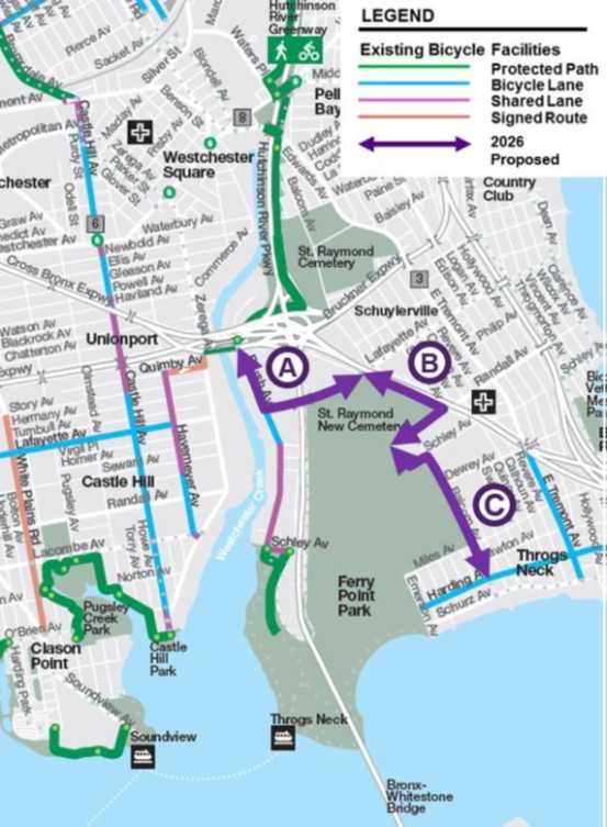 Courtesy of DOT Bike Lane Proposal