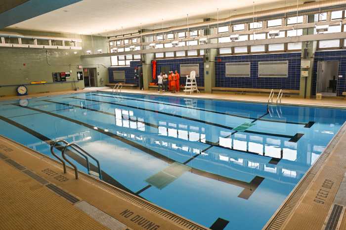 NYC Parks conducted critical repairs to the center's swimming pool, the only indoor swimming pool in the Bronx.