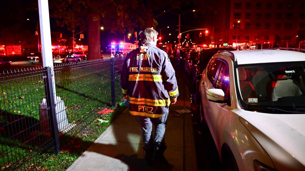 FDNY Fire Marshals will investigate the cause and origin of the two alarm fire at 1717 West Farms Road.