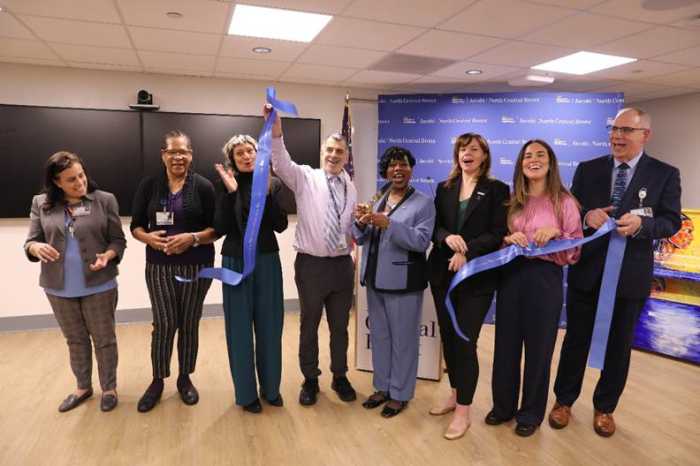 New York City Health + Hospitals and advocates celebrate the launch of the Bronx's first hospital-based rape crisis program located at the North Central campus.